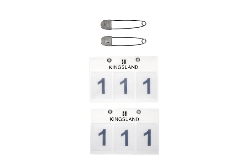 Kingsland Classic Nummerlapp 2-pakning